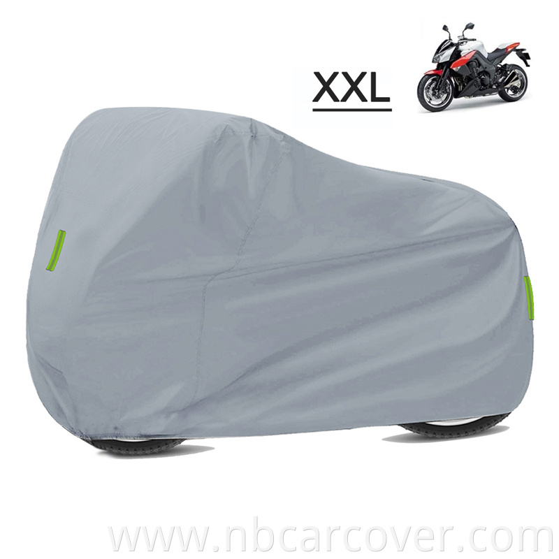 Waterproof anti UV durable all season sun protection custom cover for motorcycle